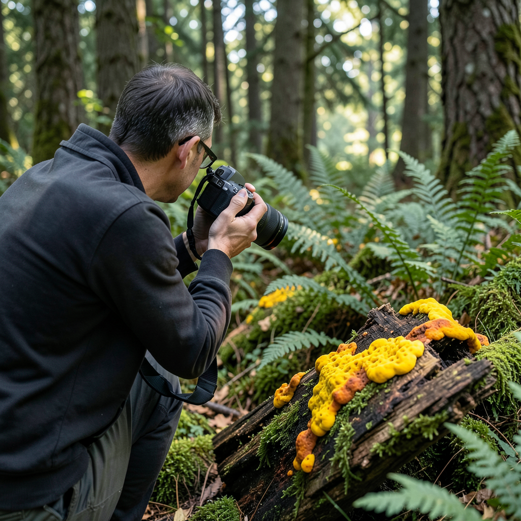 West Sussex photographer wins award for slime mould photographs